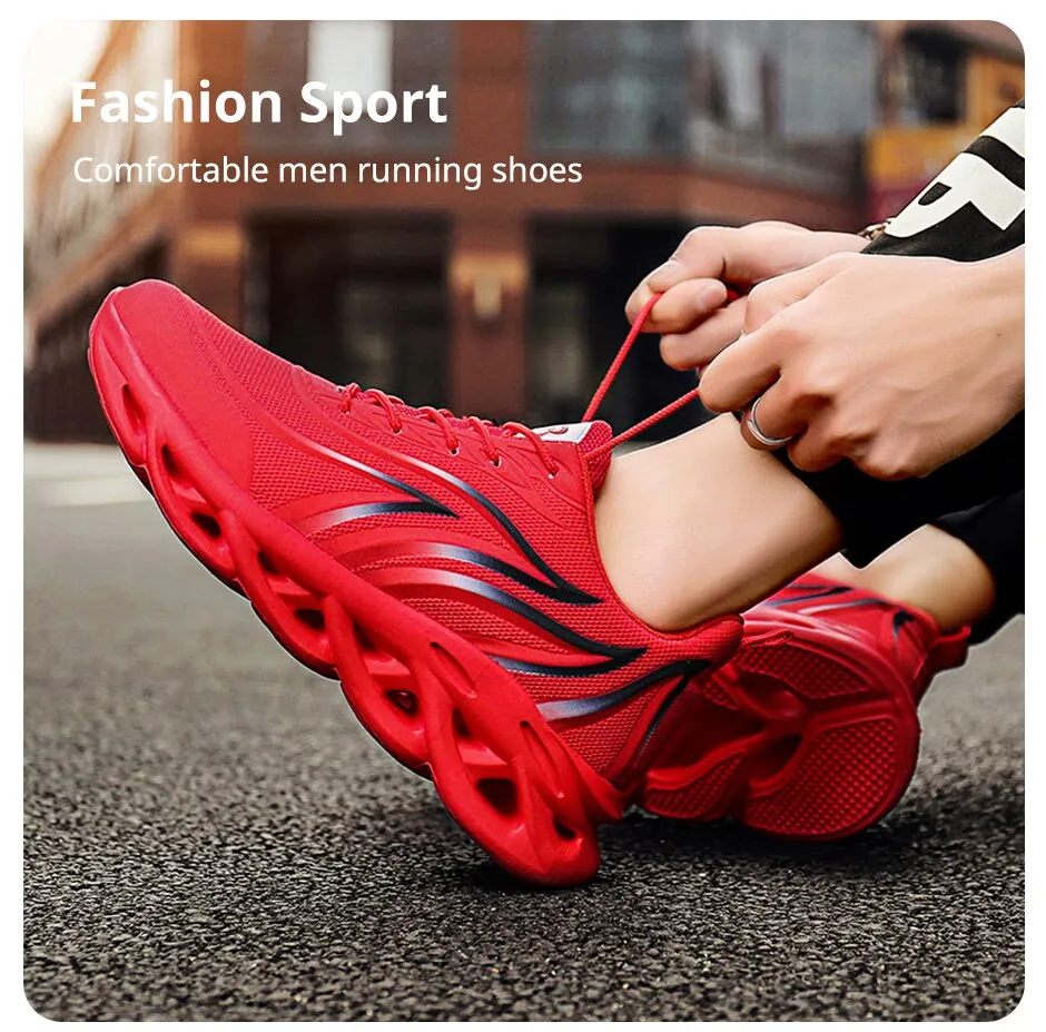 Zapatillas de correr de moda para hombre, zapatillas de deporte de punto con estampado de llama, zapatillas de deporte atléticas, zapatillas de entrenamiento de jogging ligeras