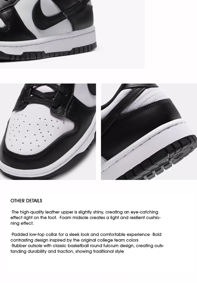 Nike-zapatillas de Skateboarding para hombre, zapatos clásicos Unisex, color negro y blanco, estilo Retro, DD1391-100