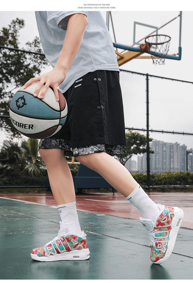 Zapatillas de baloncesto informales para hombre, zapatos de alta calidad, transpirables, cómodas, antideslizantes, para correr al aire libre