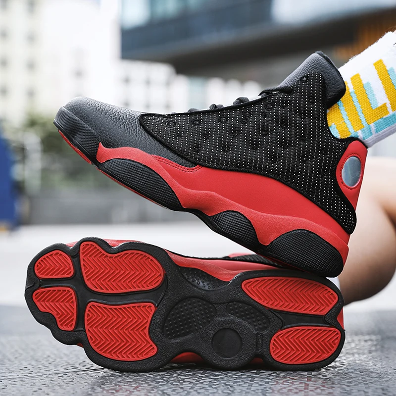 Zapatillas De baloncesto antideslizantes para Hombre y mujer, zapatos Retro para correr, Unisex, 39-47 talla grande, novedad
